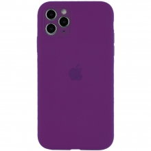 Чехол Silicone Case Full Camera Protective (AA) для Apple iPhone 12 Pro (6.1") Фиолетовый - купить на Floy.com.ua