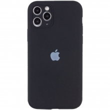 Чехол Silicone Case Full Camera Protective (AA) для Apple iPhone 12 Pro (6.1") Черный - купить на Floy.com.ua