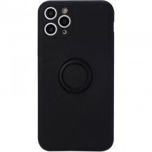 Чехол TPU Candy Ring Full Camera для Apple iPhone 12 Pro (6.1") Черный - купить на Floy.com.ua