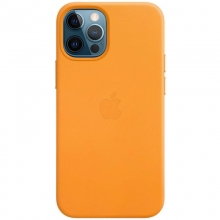 Кожаный чехол Leather Case (AAA) для Apple iPhone 12 Pro / 12 (6.1") - купить на Floy.com.ua