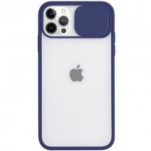 Чехол Camshield mate TPU со шторкой для камеры для Apple iPhone 13 Pro Max (6.7") Синий - купить на Floy.com.ua