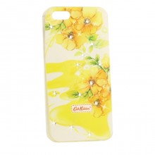 Чехол-бампер c картинкой Cath Kidston для iPhone 5/5s (со стразами) Желтые цветы - купить на Floy.com.ua