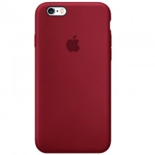 Чехол Silicone Case Full Protective (AA) для Apple iPhone 6/6s (4.7") Бордовый - купить на Floy.com.ua