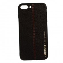Защитный чехол Remax Gentleman Series для iPhone 7+/8+ Флотар черный - купить на Floy.com.ua