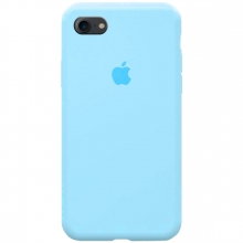 Чехол Silicone Case Full Protective (AA) для Apple iPhone 7 / 8 / SE (2020) (4.7") Бирюзовый - купить на Floy.com.ua