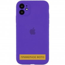 Чехол Silicone Case Square Full Camera Protective (AA) для Apple iPhone 7 / 8 / SE (2020) (4.7") - купить на Floy.com.ua