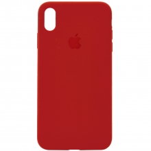 Чехол Silicone Case Full Protective (AA) для Apple iPhone X (5.8") / XS (5.8") Красный - купить на Floy.com.ua