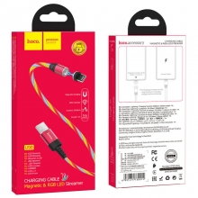 Дата кабель Hoco U90 "Ingenious streamer" Lightning (1m) - купить на Floy.com.ua