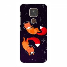 Чехол с печатью (Подарочные) для Motorola Moto E7 Plus (AlphaPrint) Лисы - купить на Floy.com.ua