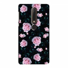 Чехол с печатью (Подарочные) для Nokia 6 2018 (AlphaPrint) Чайные розы - купить на Floy.com.ua