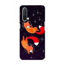 Чехол с печатью (Подарочные) для OnePlus Nord CE 5G (AlphaPrint) Лисы - купить на Floy.com.ua