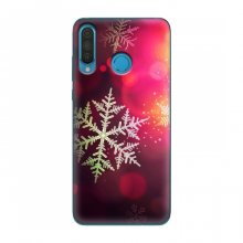 Новогодние Чехлы для Huawei P30 Lite / Nova 4e (VPrint) Снежинка - купить на Floy.com.ua