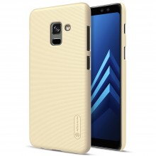 Чехол пластиковая накладка Nillkin для Samsung Galaxy A8 Plus 2018, A730 Золотой - купить на Floy.com.ua