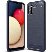 TPU чехол Slim Series для Samsung Galaxy A02s Синий - купить на Floy.com.ua