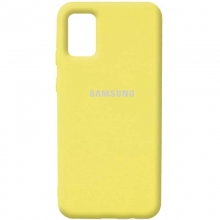 Чехол Silicone Cover Full Protective (AA) для Samsung Galaxy A02s Желтый - купить на Floy.com.ua