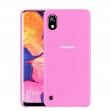 Чехол-бампер Silicone Cover для Samsung Galaxy A10 2019 Розовый - купить на Floy.com.ua