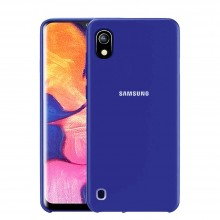 Чехол-бампер Silicone Cover для Samsung Galaxy A10 2019 Tемно-синий - купить на Floy.com.ua