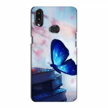 Чехол с печатью (Подарочные) для Samsung Galaxy A10s (A107) (AlphaPrint) Бабочка синяя - купить на Floy.com.ua
