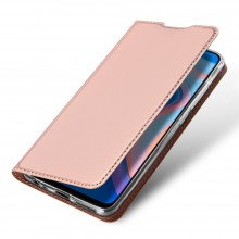 Чехол-книжка Dux Ducis с карманом для визиток для Samsung Galaxy A21s Rose Gold - купить на Floy.com.ua