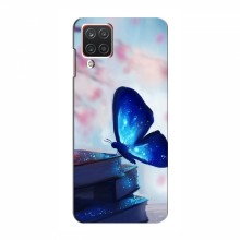 Чехол с печатью (Подарочные) для Samsung Galaxy A22 (AlphaPrint) Бабочка синяя - купить на Floy.com.ua