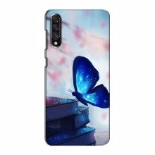 Чехол с печатью (Подарочные) для Samsung Galaxy A30s (A307) (AlphaPrint) Бабочка синяя - купить на Floy.com.ua