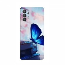 Чехол с печатью (Подарочные) для Samsung Galaxy A32 (5G) (AlphaPrint) Бабочка синяя - купить на Floy.com.ua