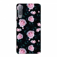Чехол с печатью (Подарочные) для Samsung A7-2018, A750 (AlphaPrint) Чайные розы - купить на Floy.com.ua