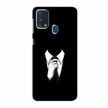 Чехол с принтом (на черном) для Samsung Samsung Galaxy F41 (AlphaPrint) Стиль - купить на Floy.com.ua