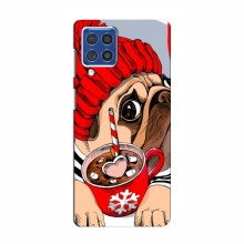 Чехол для Samsung Galaxy F62 (AlphaPrint) с печатью (ПРОЗРАЧНЫЙ ФОН) Грустная собака - купить на Floy.com.ua