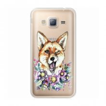Чехлы с картинкой Лисички для Samsung J3 2016, J320 (VPrint) Веселая лисичка - купить на Floy.com.ua