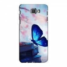 Чехол с печатью (Подарочные) для Samsung J5 Prime, G570 (AlphaPrint) Бабочка синяя - купить на Floy.com.ua