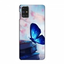 Чехол с печатью (Подарочные) для Samsung Galaxy M31s (AlphaPrint) Бабочка синяя - купить на Floy.com.ua
