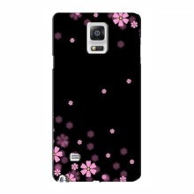 Чехол с принтом (Дизайнерские) для Samsung Note 4, N910 (AlphaPrint) Розовое цветение - купить на Floy.com.ua