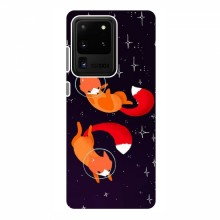 Чехол с печатью (Подарочные) для Samsung Galaxy S20 Ultra (AlphaPrint) Лисы - купить на Floy.com.ua