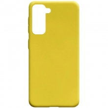 Силиконовый чехол Candy для Samsung Galaxy S21+ Желтый - купить на Floy.com.ua