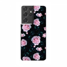 Чехол с печатью (Подарочные) для Samsung Galaxy S21 Plus (AlphaPrint) Чайные розы - купить на Floy.com.ua
