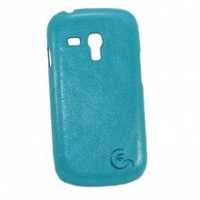 Чехол-кожаная накладка Kuhan для Samsung S3 mini (i8190) Бирюзовый - купить на Floy.com.ua