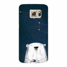 Чехол с принтом (Прикольные) для Samsung S6 Edge, G925 (AlphaPrint) Медведица - купить на Floy.com.ua