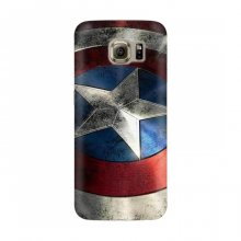 Чехлы с героями Марвел для Samsung S6 Edge, G925 (VPrint) Щит Капитана Америки - купить на Floy.com.ua