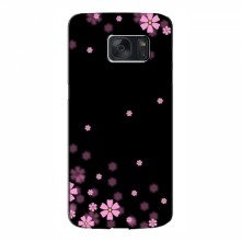 Чехол с принтом (Дизайнерские) для Samsung S7, Galaxy S7, G930 (AlphaPrint) Розовое цветение - купить на Floy.com.ua