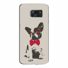 Эксклюзивный чехол для Samsung S7, Galaxy S7, G930 (AlphaPrint - Мультяшные) Собака в очках - купить на Floy.com.ua