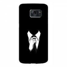 Чехол с принтом (на черном) для Samsung S7, Galaxy S7, G930 (AlphaPrint) Стиль - купить на Floy.com.ua