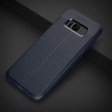 Чехол Miami Skin Shield с имитацией кожи для Samsung Galaxy S8+ Синий - купить на Floy.com.ua