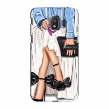Чехлы с картинкой (Модные) для Samsung J2 2018, J250 (AlphaPrint)