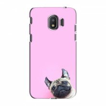 Чехол с принтом (Прикольные) для Samsung J2 2018, J250 (AlphaPrint) Собака на розовом - купить на Floy.com.ua