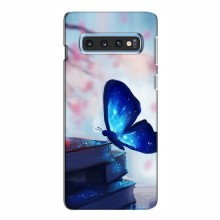 Чехол с печатью (Подарочные) для Samsung S10e (AlphaPrint) Бабочка синяя - купить на Floy.com.ua