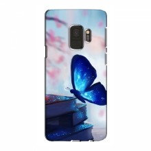 Чехол с печатью (Подарочные) для Samsung S9 (AlphaPrint) Бабочка синяя - купить на Floy.com.ua