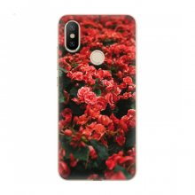 Чехлы с Цветами для Xiaomi Mi6X (VPrint) Цветы красные - купить на Floy.com.ua