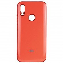 Чехол GLOSSY LOGO для Xiaomi Redmi 7, глянцевый бампер Коралловый - купить на Floy.com.ua