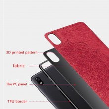 Чехол Leather Glass для Xiaomi Redmi 7A, чехол из ткани и ТПУ